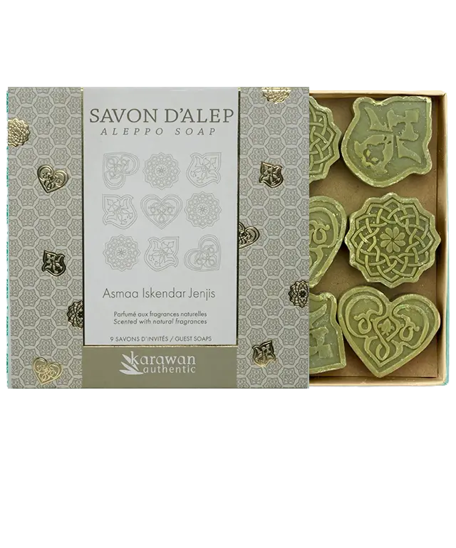 Savons d'invités 10g, éponge de mer naturelle et coffret