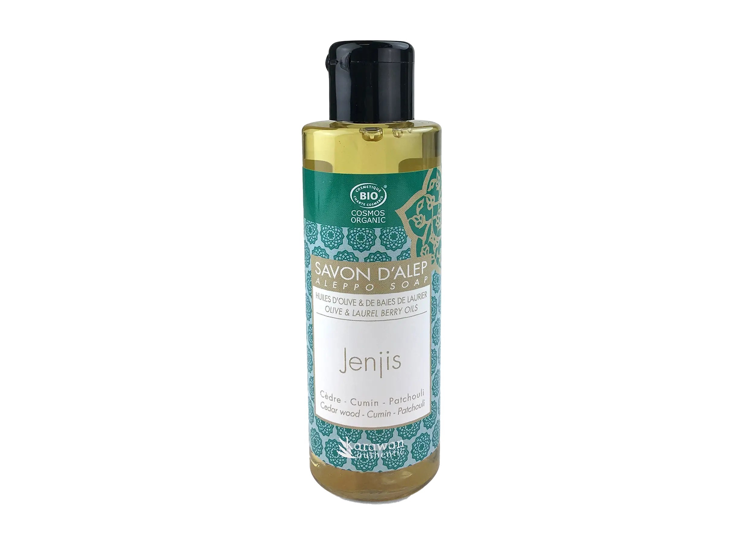Aleppo liquid soap, Cosmos Organic certified, 100ml bottle Aleppo liquid soap, Cosmos Organic certified, 100ml bottle