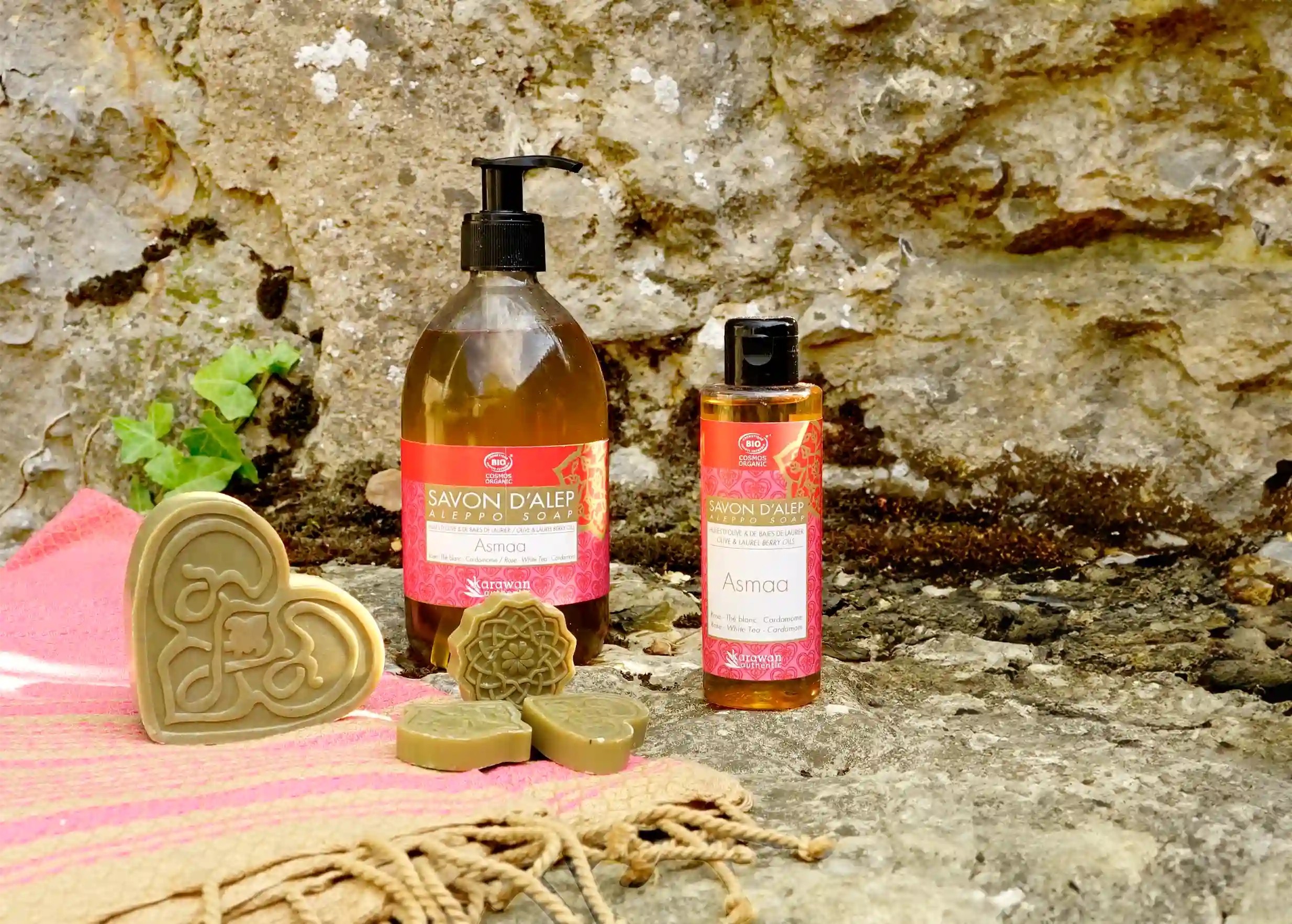 Asmaa scented soap range by Karawan, available in liquid and solid forms Asmaa scented soap range by Karawan, available in liquid and solid forms