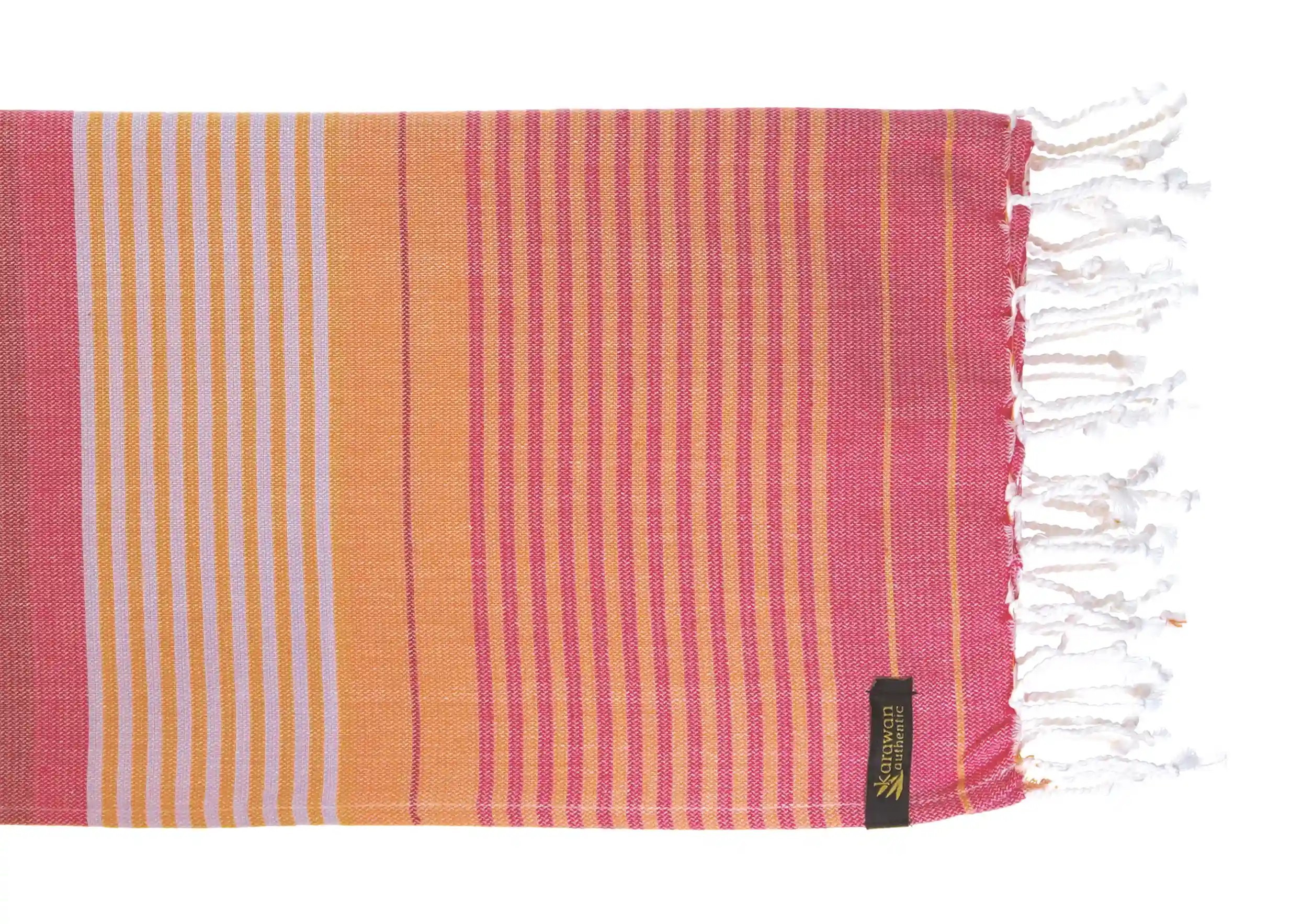 Fouta coton bio Azalée de la collection Sud, photo en packshot
