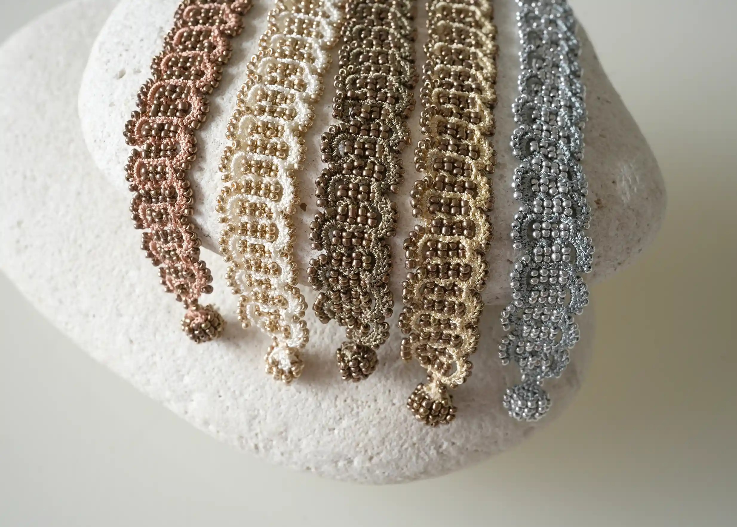 All bracelets from the Bark range, Karawan Authentic brand