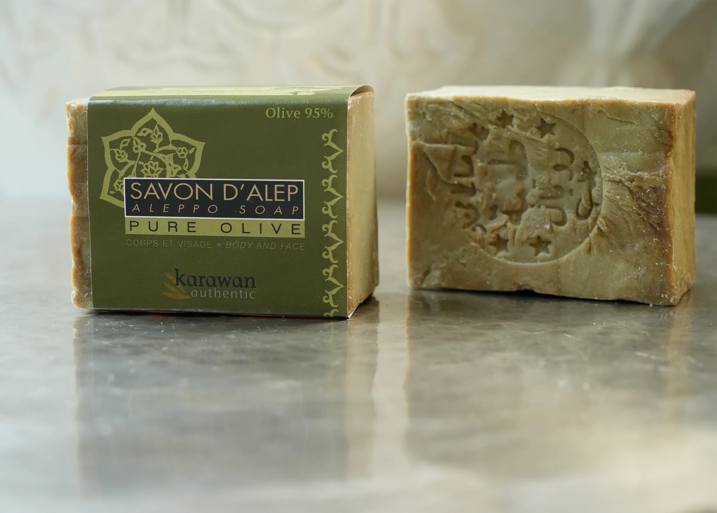 Aleppo olive oil soaps, body and face care