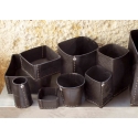 Boite carré en pneu recyclé - petit modèle