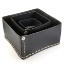 Square box in recycle tired - small model