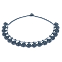 Collier "Eda" Bleu nuit