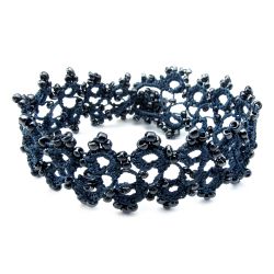 Bracelet "Husnu" Bleu nuit