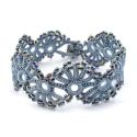 Bracelet "Yelin" Gris perle