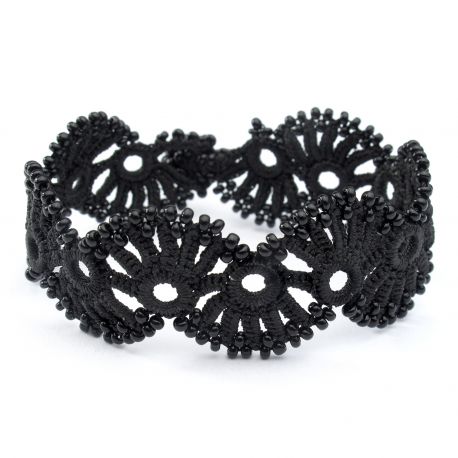 Bracelet "Yelin" Noir carbone