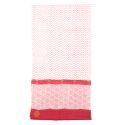 Paréo-chèche "Zigblock", Rouge