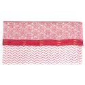 Sarong-scarve Zigblock, red