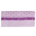 Sarong-scarve Zigblock, Plum