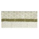 Sarong-scarve Zigblock, Olive Green