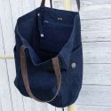 Shopping bag "SHADE" indigo