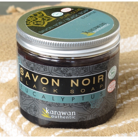 Savon noir Pure olive & Eucalyptus certifié biologique par Ecocert