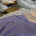 Fouta en coton biologique, Bleu impérial