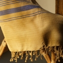 Fouta en coton biologique, Bleu impérial