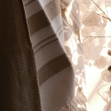 Fouta "White Sand Lurex", Brique