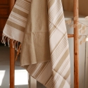 Fouta "White Sand Lurex", Brique