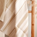 Fouta "White Sand Lurex", Brique