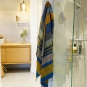 Fouta "Ebene" Aquamarine