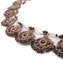 Necklace "Eda" Golden sand