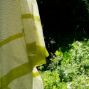 Sarong-scarve Zigblock, Bamboo green