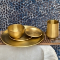 "Palmyr" Brass hammered and engraved tray