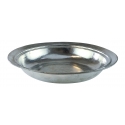 Antique hollow plate in tinned copper