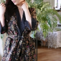 Linen, organic cotton and jute "Chess" stole