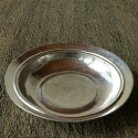 Antique hollow plate in tinned copper