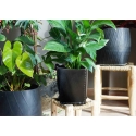Cache-pot carré en pneu recyclé - grand modèle