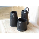 High pot with handles