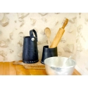 High pot with handles