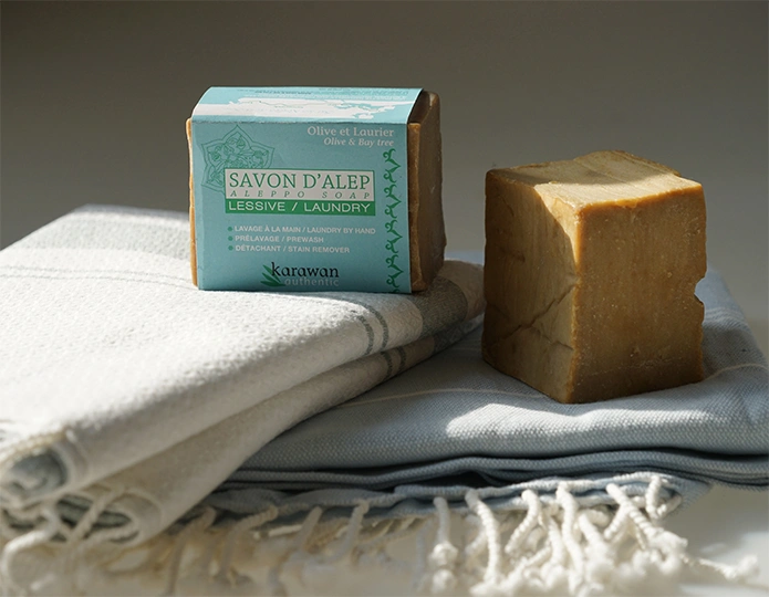 Savon d'Alep olive et laurier solide pour la lessive